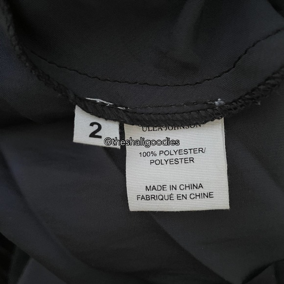 ULLA JOHNSON Gisella Dress Colorblock Pleated Maxi - Picture 8 of 9